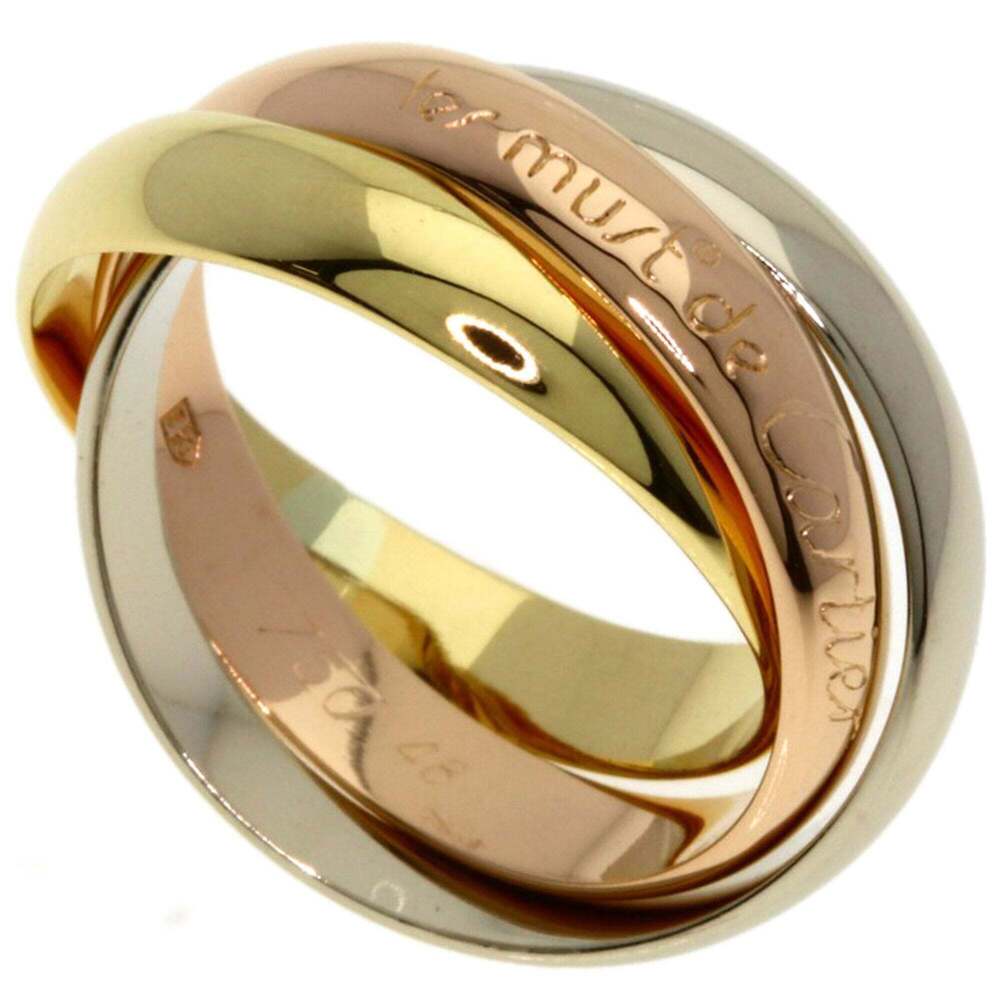 CARTIER 18k Gold Trinity Ring #48
